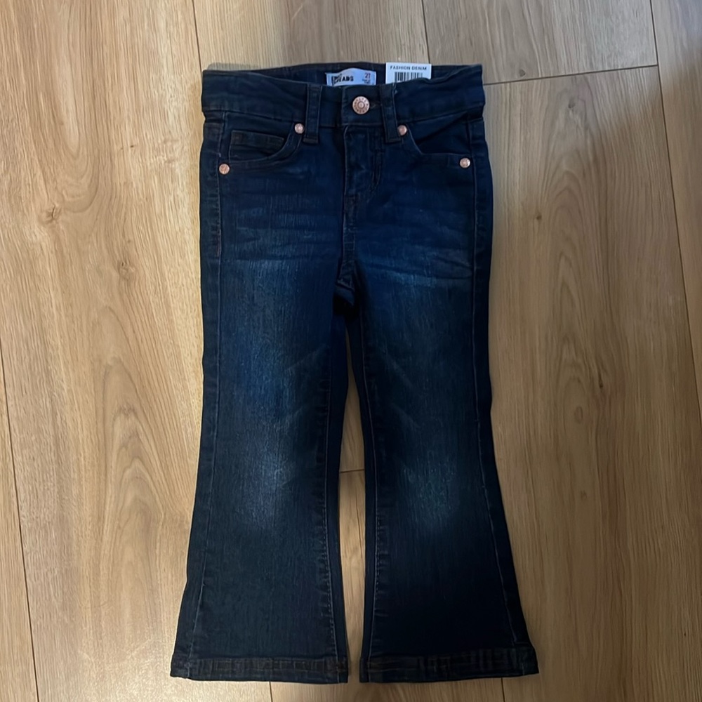 Toddler stretch flare jeans